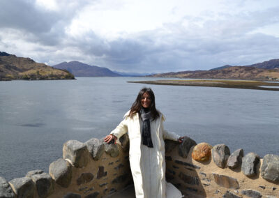 Eilean Donan Castle panorama confluenza Loch Duich, il Loch Long e il Loch Alsh, Dornie - Diario di viaggio in Scozia