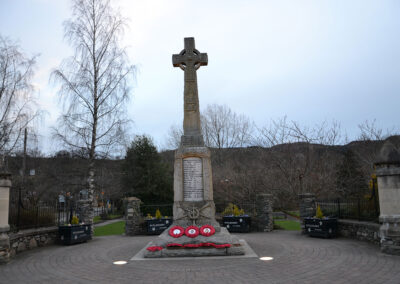 Croce celtica, Pitlochry - Diario di viaggio in Scozia