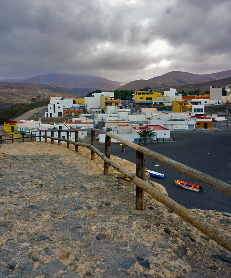 Villaggio di Ayuì e foce del Barranco de Ayuì, fuerteventura.