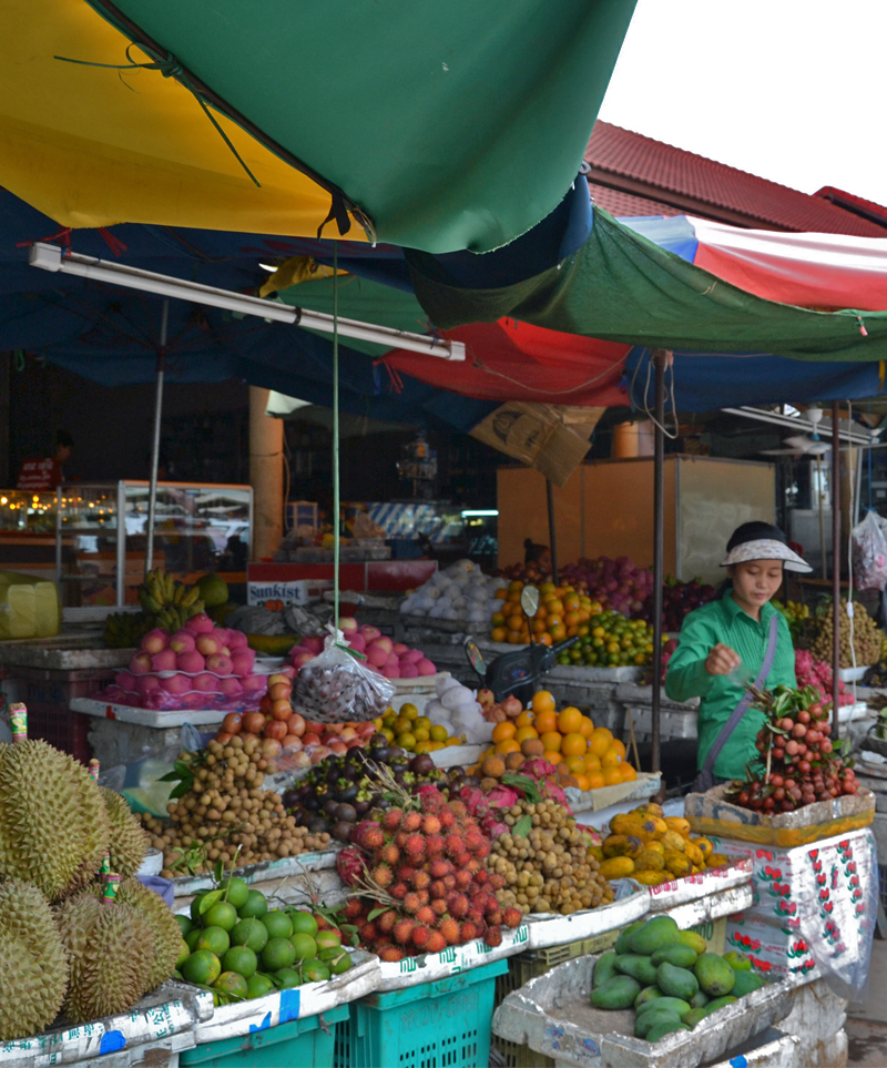 Il-mercato-della-frutta-in-Cambogia
