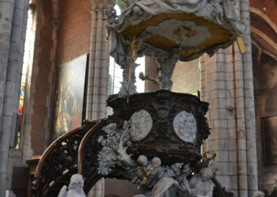 Cattedrale di San Bavone, pulpito,-Gent