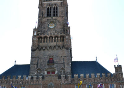 Belfort, Grote Markt, lato meridionale,-Bruges