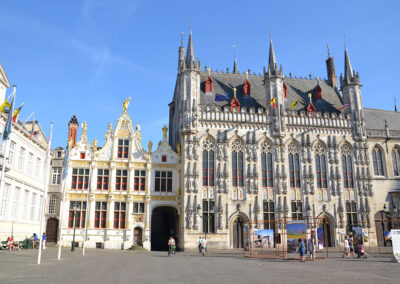 Piazza Burg, Palazzo del Municipio (Stadthuis)-Bruges