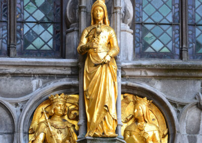 Particolare Basilica del Sacro Sangue, Piazza De Burg,-Bruges