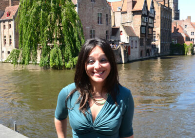I canale nel quartiere Huidenvettersplein,-Bruges