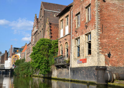Il fiume Lys,-Gent