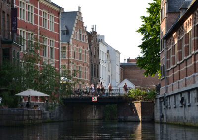 Il fiume Lys,-Gent