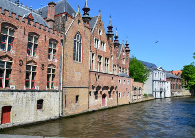 Canale nell'area Braambergstraat,-Bruges