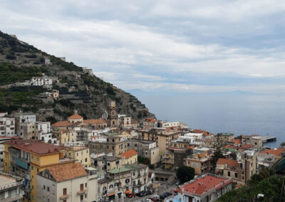 Veduta su Minori dal percorso Ravello-Minori