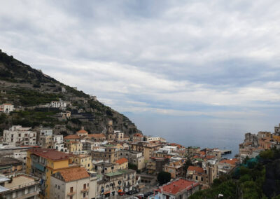 Veduta su Minori dal percorso Ravello-Minori