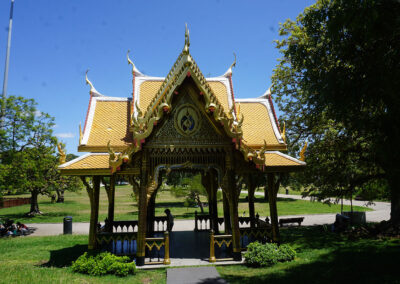 Jardim de Vasco da Gama con Pavilhão Sala Thai