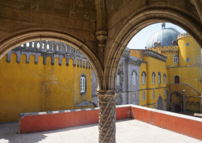 Veduta dalla cappella del Palacio Nacional de la Pena, Sintra