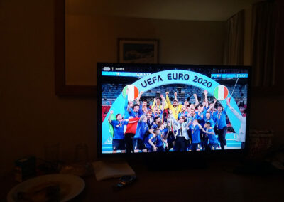 Italia campione d'Europa e la premiazione