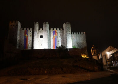 Castelo de Obidos di notte