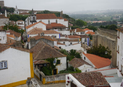 Obidos dalle mura di cinta