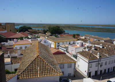 Panorama Ria Formosa dalla Torre Campanaria, Faro