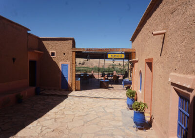 Cafe Restaurant Terrasse dell'Auberge Bilal, Ait Ben Haddou