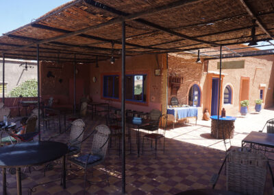 Cafe Restaurant Terrasse dell'Auberge Bilal, Ait Ben Haddou