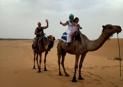 Escursione con i cammelli nel deserto Sahara, Merzouga