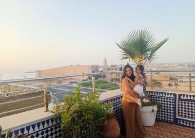 La terrazza dell'Hôtel des Oudaïas, Rabat
