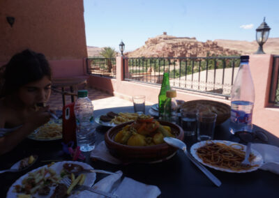 Cafe Restaurant Terrasse dell'Auberge Bilal, Ait Ben Haddou
