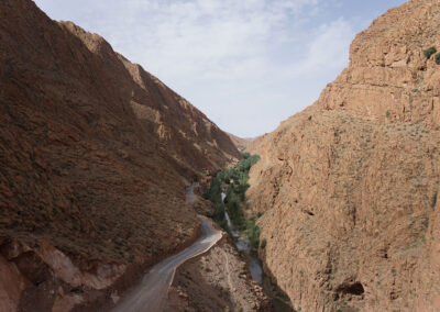 Panorama da Riad Bleu Afriqua Cafè Restaurant, Gorges du Dades