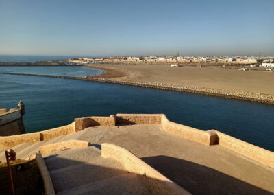 Panorama Sale' dalla Kasbah des Oudias