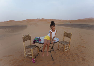 Deserto del Sahara con Modella, Merzouga