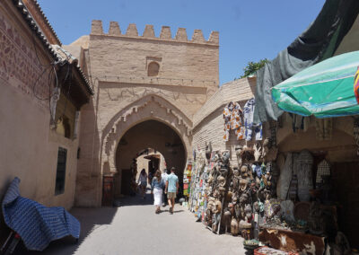 Antica porta- Marrakesh in prossimita del Jardin Secret